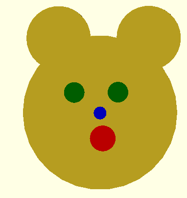 Figura con colores y altura